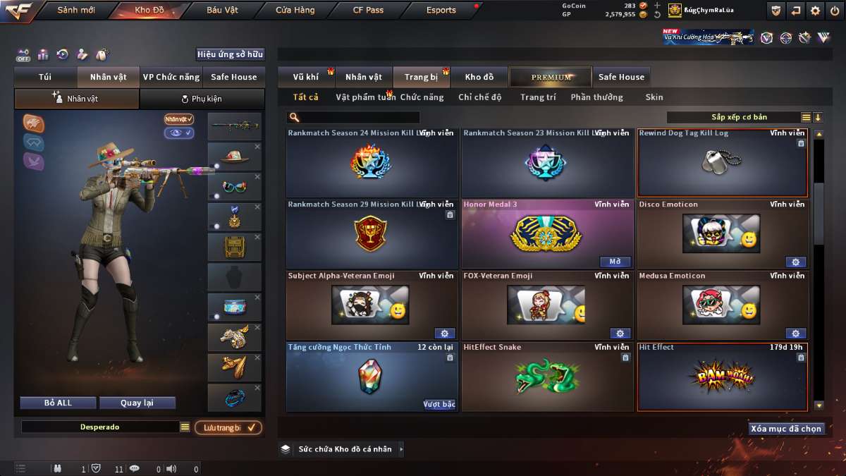 shop acc cf uy tin gia re